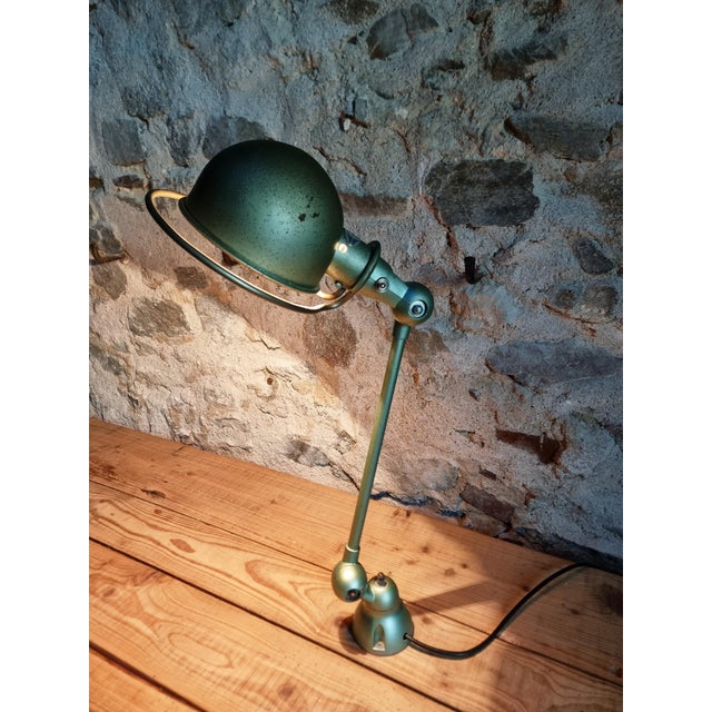 Vintage Articulated Desk Lamp in Reseda Green from Jielde, France, 1970s For Sale - Image 12 of 16