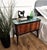 Mid-Century Art Deco Italian Nightstands with Walnut Glass Top, 1950s, Set of 2 For Sale - Image 3 of 11