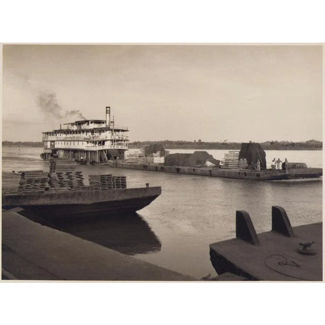 Hanna Seidel, Colombian Ships, Black and White Photograph, 1960s For Sale - Image 3 of 3