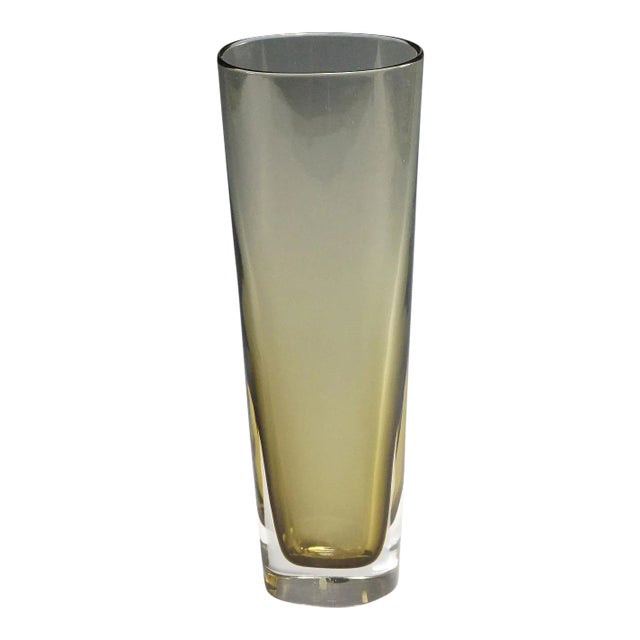 Flavio Poli for Seguso Sommerso Vase Murano Ca. 1960 For Sale