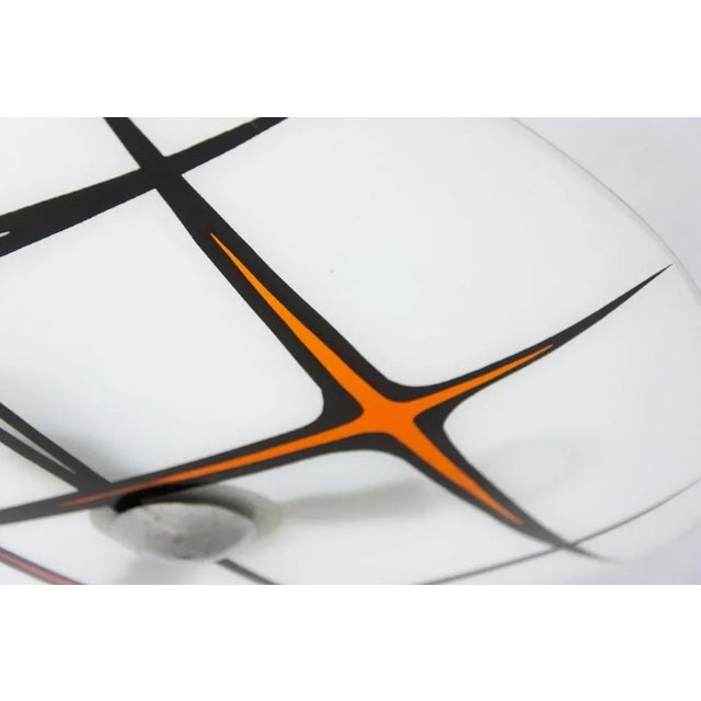 White Mid-Century Space Age Pendant, Czechoslovakia, 1960s For Sale - Image 8 of 10