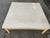 McGuire Furniture Vintage Mid Century Modern Bamboo Limestone Coffee Cocktail Table For Sale - Image 10 of 18