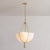 Gold Hudson Valley Lighting Amberley 20 in. 1 Light Pendant in Vintage Gold Leaf Finish For Sale - Image 8 of 11