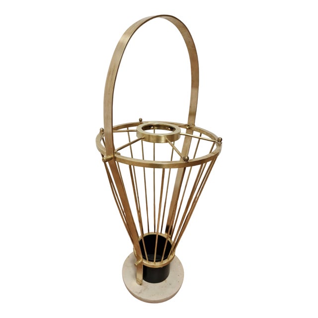 Brass Umbrella Stand, 1960s For Sale
