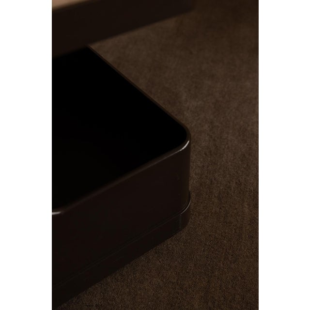 Vintage Space Age Brown Serving Trolley by Marc Held for Prisunic, 1970s For Sale - Image 10 of 12