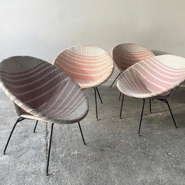 Black Mid-Century Sputnik Chair, 1960s For Sale - Image 8 of 10