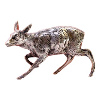 Silver Bambi with Reliefs For Sale