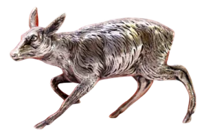Silver Bambi with Reliefs