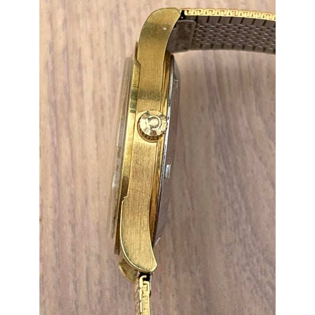 Vintage Automatic Watch in Gold Plating from Omega, 1970s For Sale - Image 3 of 8