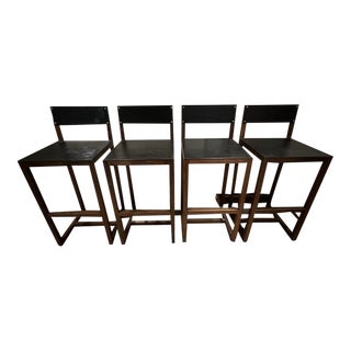 BDDW Square Guest Stools - Set of 4 For Sale