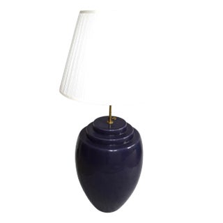 Large Ceramic Floor or Table Lamp from Kostka, France, 1970s For Sale