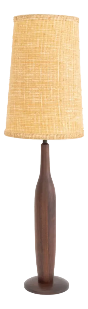 Mid-Century Modern Teak Table Lamp