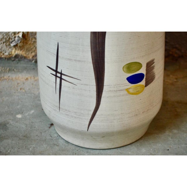 Brutalist Large Vintage Floor Vase, 1960s For Sale - Image 3 of 8