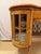Beige Art Nouveau Ladies Writing Desk in Oak and Rattan with Vitrine Cabinets, 1910 For Sale - Image 8 of 10