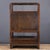 Brown Vintage Chinese Huali Rosewood Curio Cabinet | Ming Style Display Shelf With Barred Doors For Sale - Image 8 of 9