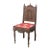 Anglo-Indian Rosewood Chair With Silk Paisley Upholstery For Sale