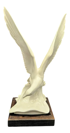 Porcelain Seagull on a Wave by Max Esser for Meissen, 1937