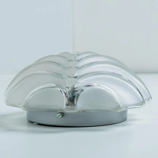 1970s Leaf Shaped Glass Wall Lights, 1970s, Set of 2 For Sale - Image 5 of 18