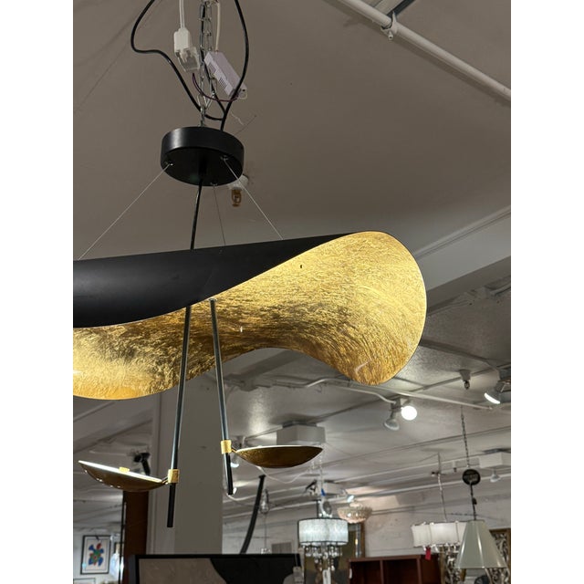 Enzo Catellani for Catellani & Smith Lederam Manta Pendant For Sale - Image 4 of 12