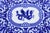 Late 19th Century Antique Flow Blue and White Transferware Ironstone Platter Dish W Chinese Dragon For Sale - Image 5 of 12