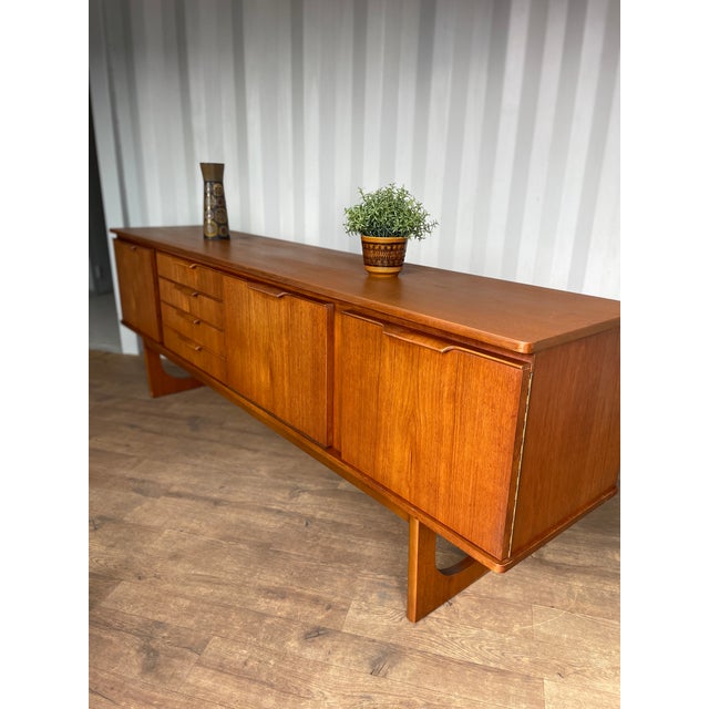 Large Mid-Century British Scandinavian Style Teak Sideboard from Stonehill, 1960s For Sale - Image 14 of 18