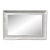 Made Goods Modern Textured White Resin Thiago Wall Mirror For Sale