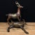 Chinoiserie Pair of Vintage Gilt Bronze Deer Figures | Chinese Fu Lu Symbol | Chinoiserie Decor For Sale - Image 3 of 9