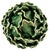 Vintage Majolica Green Faience Artichokes - A Pair For Sale - Image 6 of 13