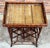 Mid 20th Century Vintage Hollywood Regency / Chinoiserie Burnt Bamboo & Rattan Wine Rack For Sale - Image 5 of 11