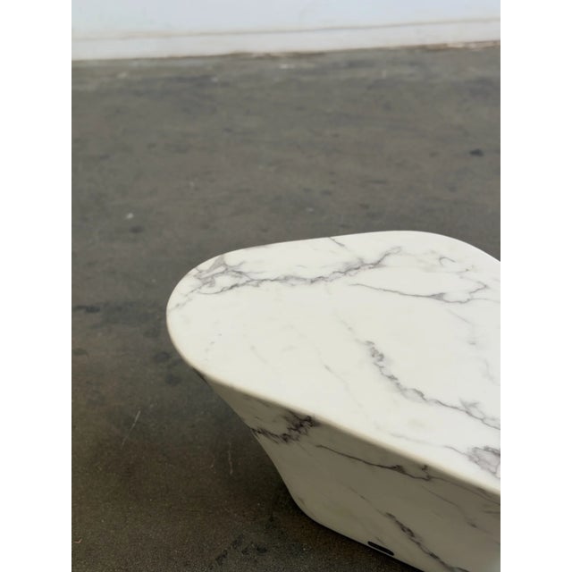Faux Marble Coffee Table For Sale - Image 9 of 10