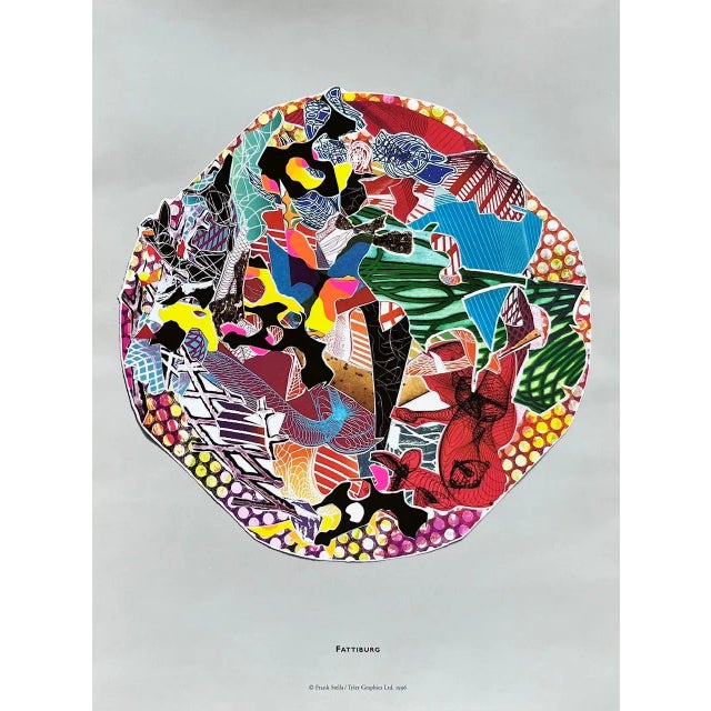 Abstract 1996 Frank Stella 7 Fattiburg Imaginary Places II For Sale - Image 3 of 3