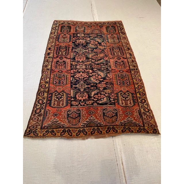 Mid-19th Century Persian Tribal Bidjar Rug For Sale - Image 4 of 4