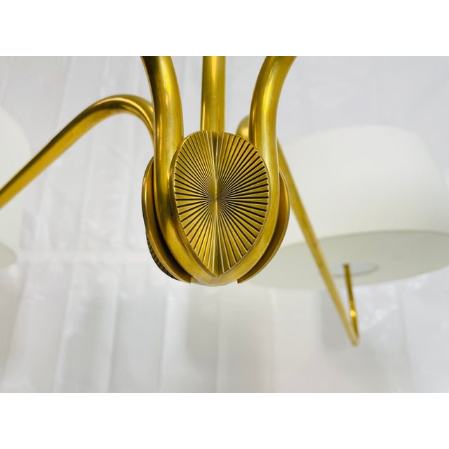 Contemporary Visual Comfort Thomas O’Brien “Canto Grande” 4-Arm Chandelier For Sale - Image 14 of 17