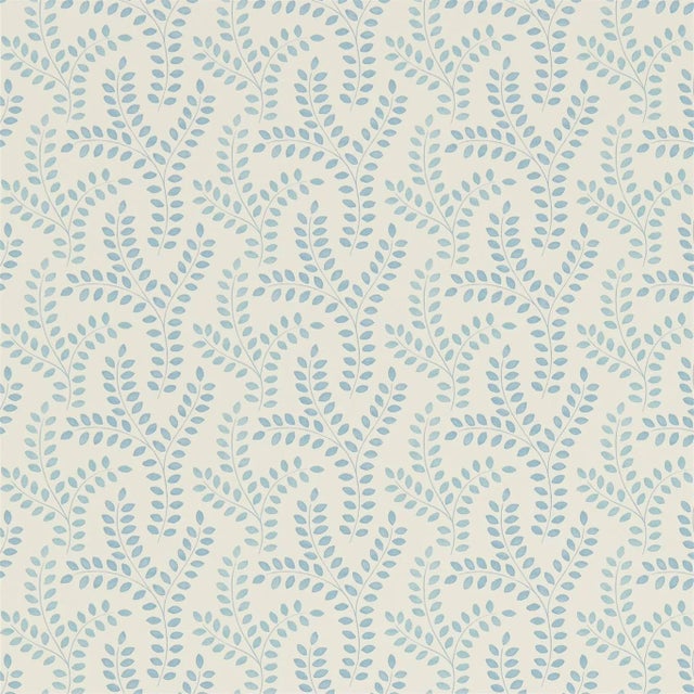 Sanderson Yarton Wallpaper in Cornflower Blue For Sale