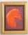 2020s Horse Portrait Blue Minimalism Art Deco Abstract Original Oil Painting Cleo Plowden For Sale - Image 5 of 6