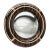 "Sparrow" Convex Wall Mirror With Bronze Details, Handcrafted For Sale