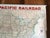 Vintage Antique Official Railroad Map United States 43”x62” Union Pacific Wear For Sale - Image 6 of 6