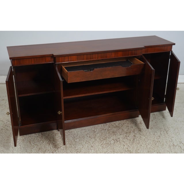 Traditional Baker Mahogany Historic Charleston Inlaid Sideboard Server For Sale - Image 3 of 18
