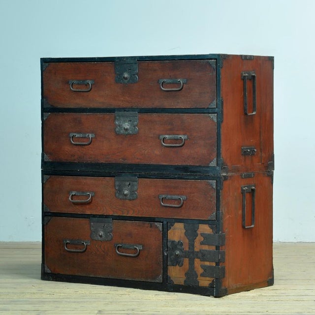 Japanese Tansu Chest of Drawers, 1870s For Sale - Image 16 of 16