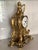 19thC French Maker Louis XVI Gold Ormolu Bronze Mantel Clock, 1 For Sale - Image 13 of 18