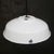 Industrial Vintage Industrial French White Enamel Factory Pendant Light For Sale - Image 3 of 5