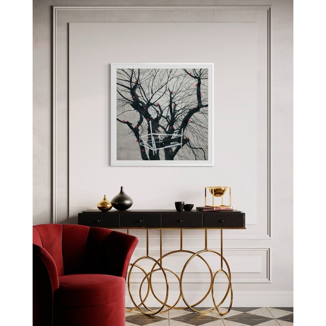 The Reluctant Witness by Steve Moors 38"x38" Framed For Sale In New York - Image 6 of 10