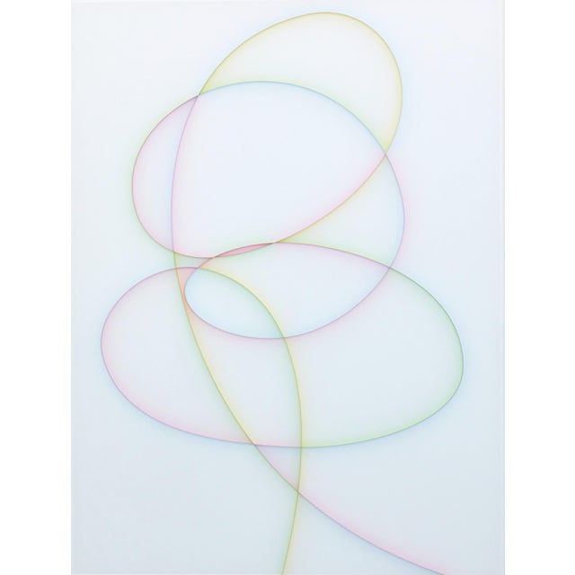 Contemporary Abstract Cast Acrylic and Spray Paint "Actor" by Tom Henderson For Sale - Image 6 of 8