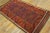 Incredible Red-Raspberry Background Color With Geometric Design Antique Baluch Rug For Sale - Image 4 of 15