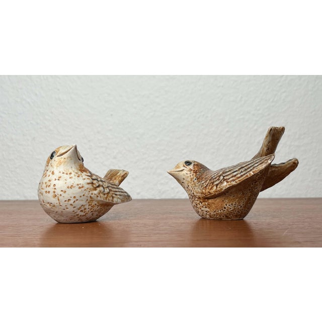 Mid-Century Modern Danish Studio Pottery Bird Figurines by Poul Hauch Carlsen, 1960s, Set of 2 For Sale - Image 14 of 18