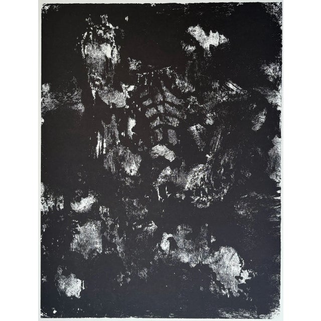 Karl hartung (1908–1967) "für karl amadeus hartmann" original lithograph from the portfolio "epitaph for karl amadeus...