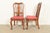 Baker Furniture Style Queen Anne Solid Walnut Dining Chairs, Set of Five For Sale - Image 10 of 13