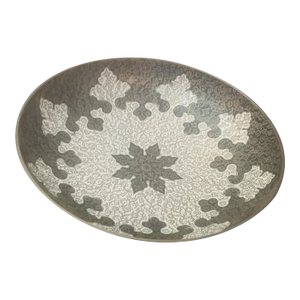 1950s Cloisonne Enamel Brass Bowl Made in Korea