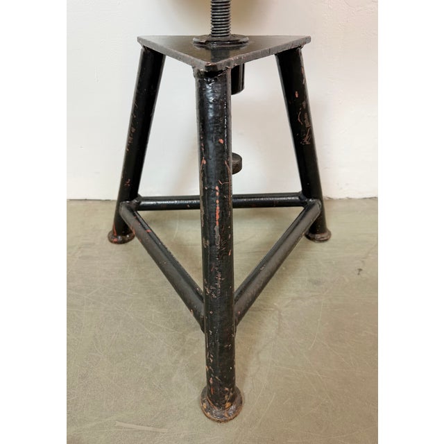 Industrial Workshop Swivel Stool, 1960s For Sale - Image 6 of 17