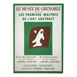 Original Eyes and Nose Exhibition Poster by Jean Hans Arp, 1949 For Sale